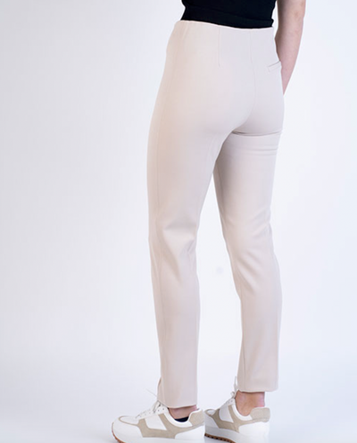 Cream Straight Leg Trousers