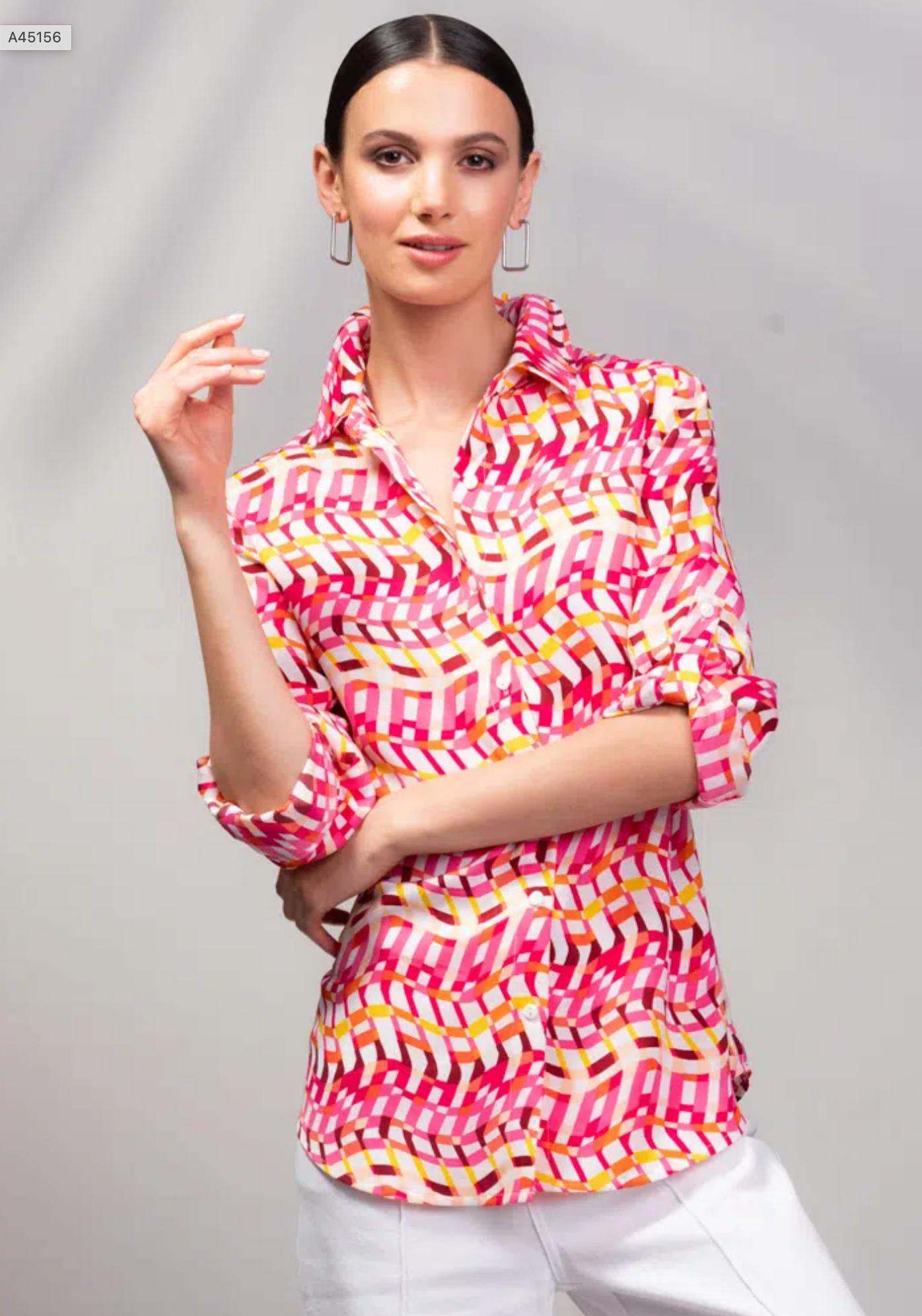 Multi Pink & Orange Graphic Shirt