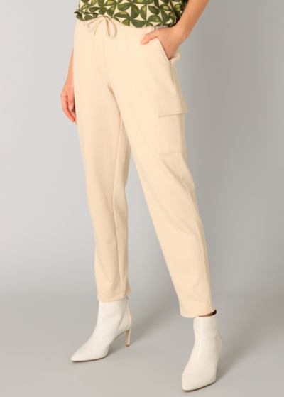 Beige Cargo Trousers