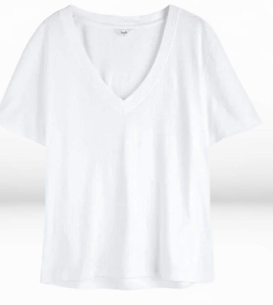 Vanilla V-Neck T-Shirt