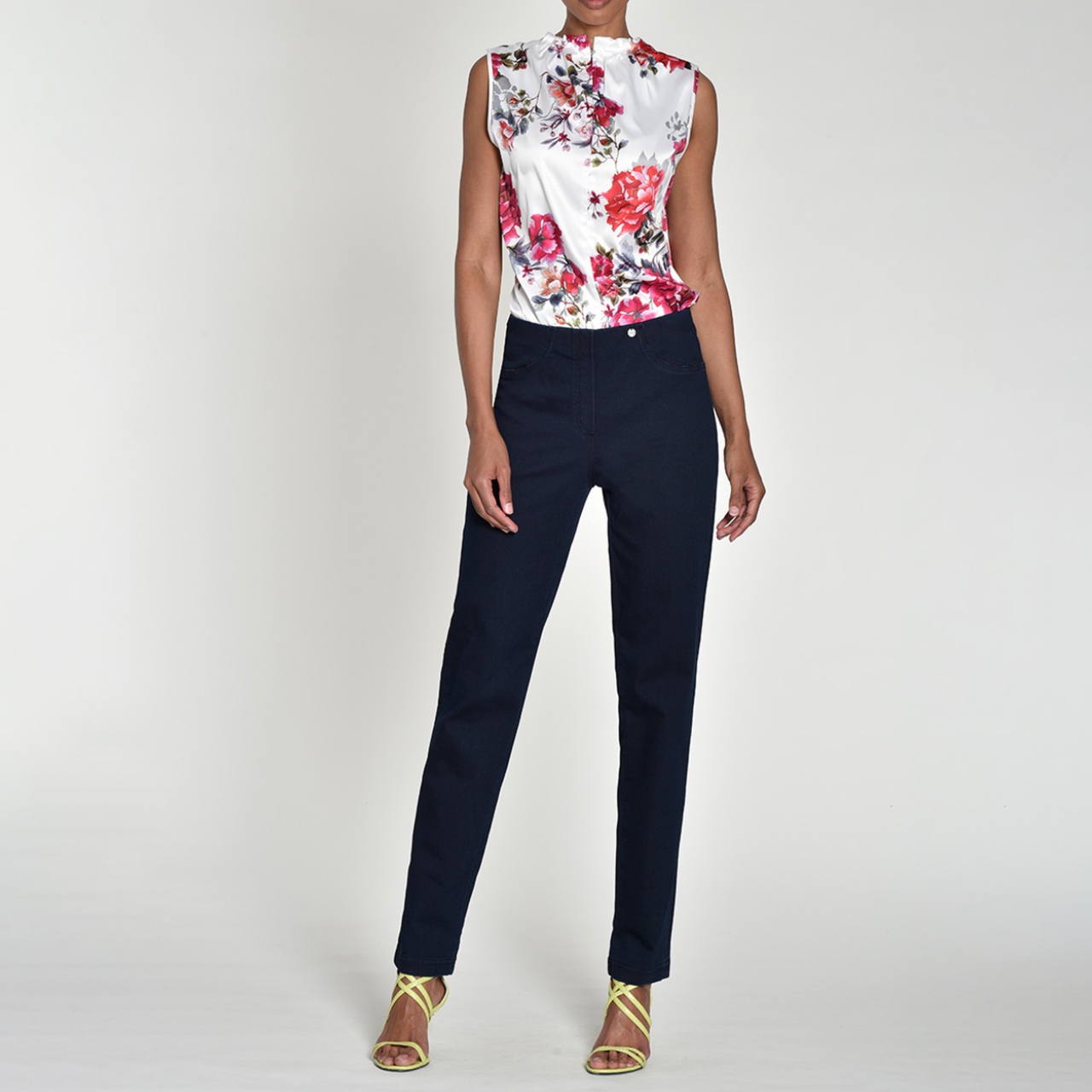 Twilight Blue Full Length Bella Trouser