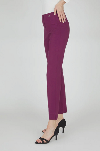Wine Long Length Marie Trousers