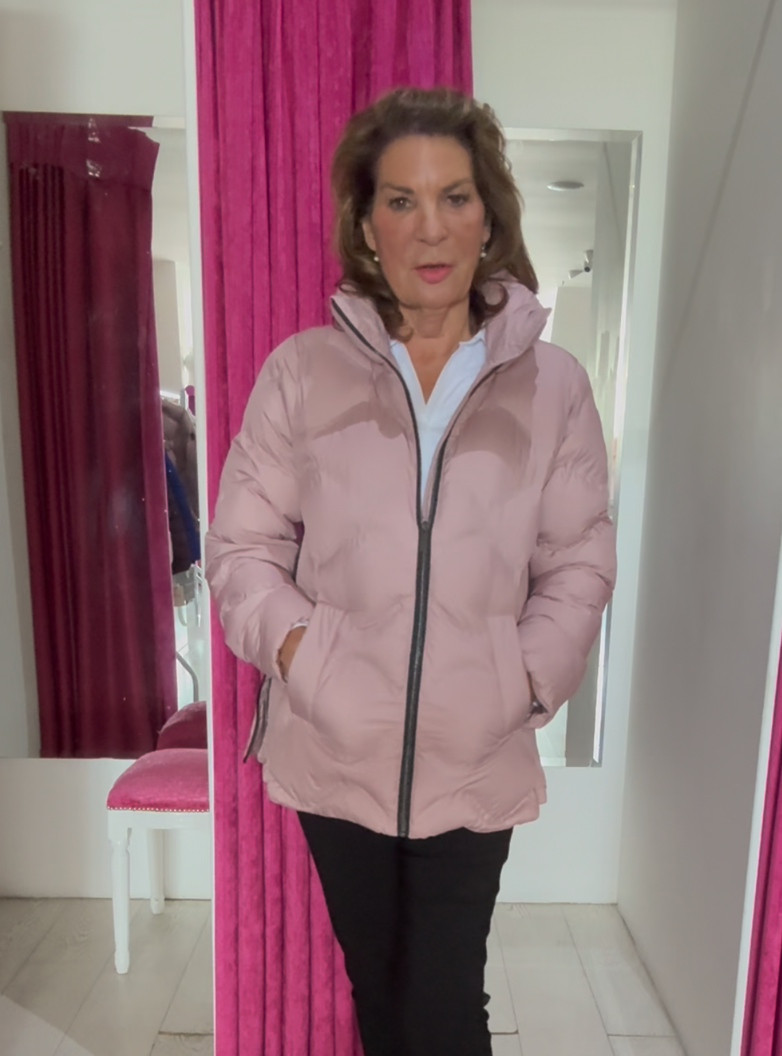 Winter Rose Recycled Fabric DownMix Jacket