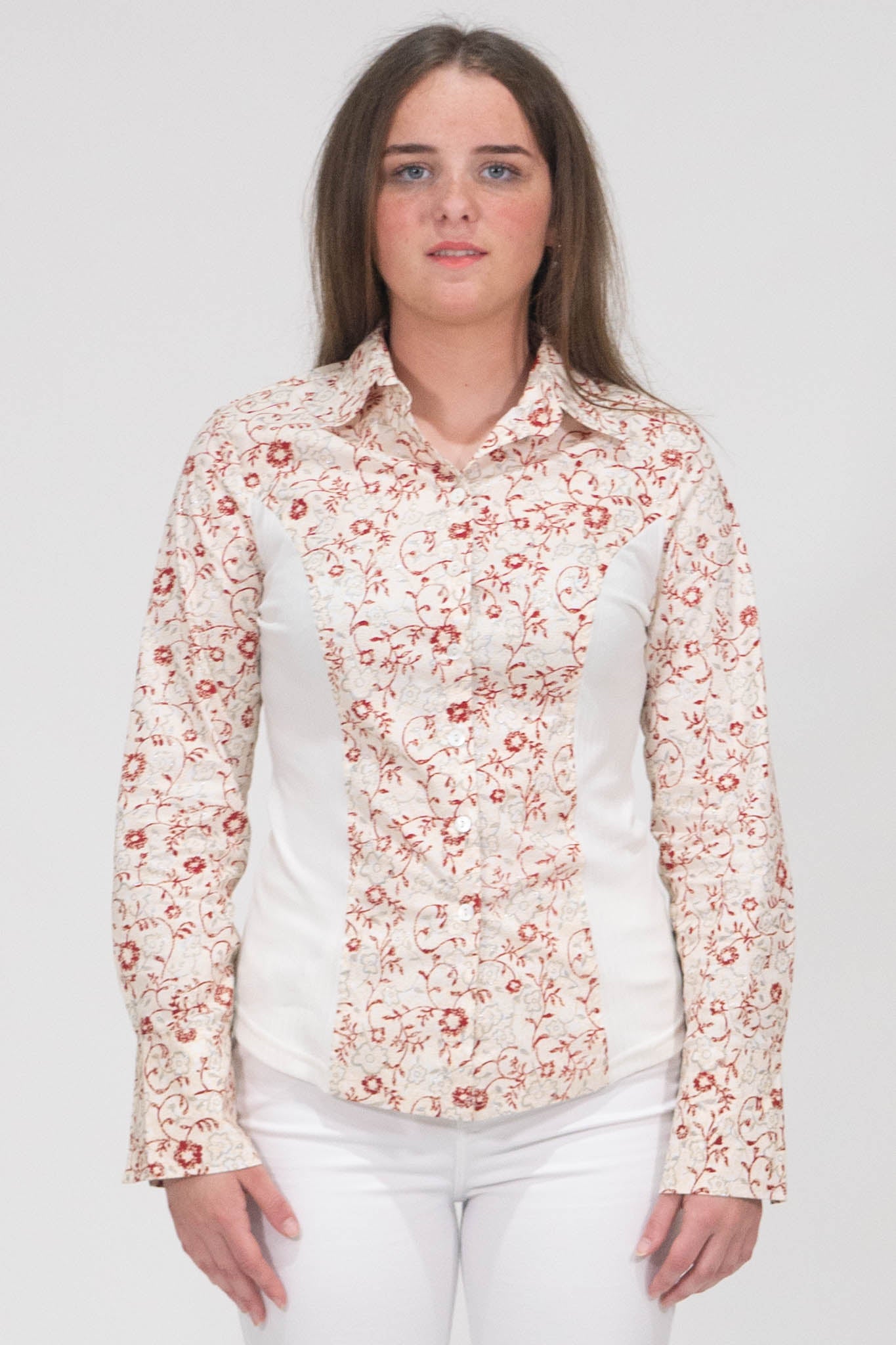 Alora Classic Ladies Shirt - Beige