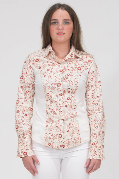Alora Classic Ladies Shirt - Beige