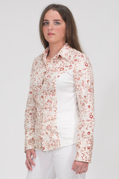 Alora Classic Ladies Shirt - Beige