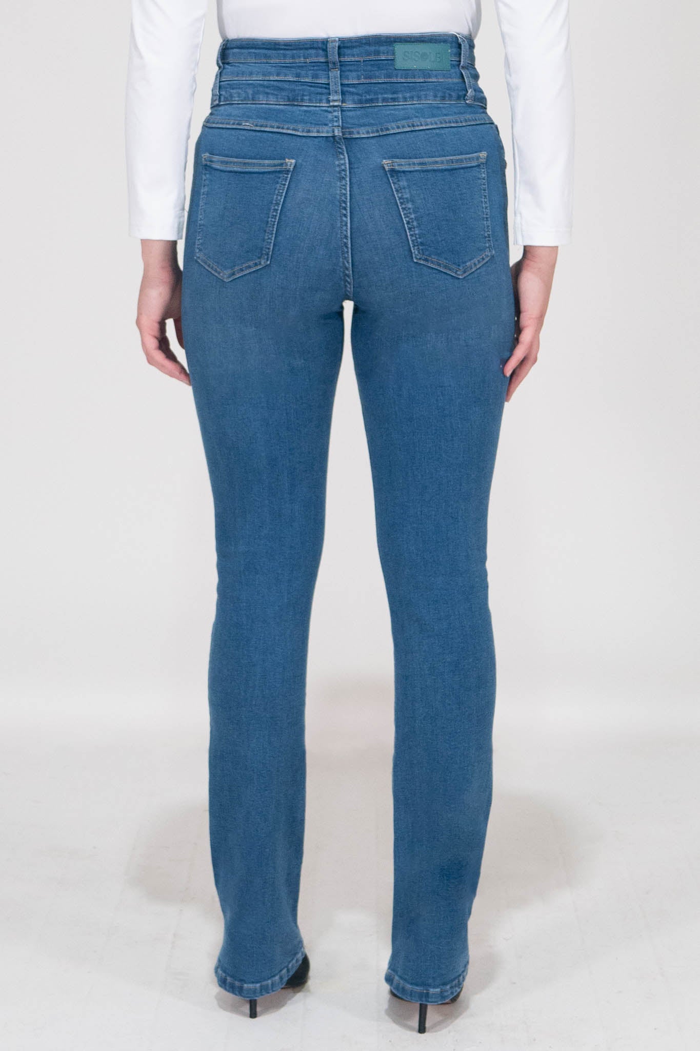 Violet High Waist Jeans - Light Wash