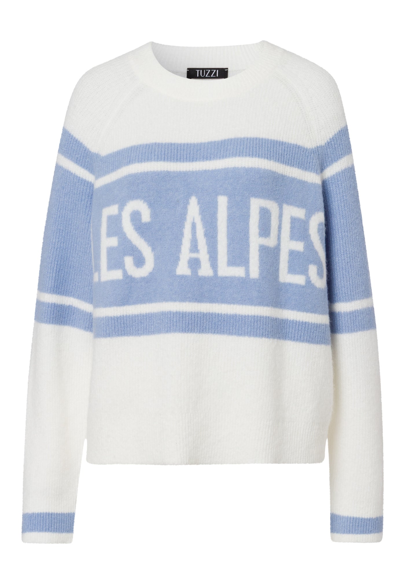 Baby Blue 'Les Alpes' Knit Jumper