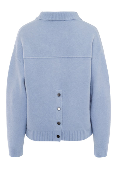 Baby Blue Button Up Jacket