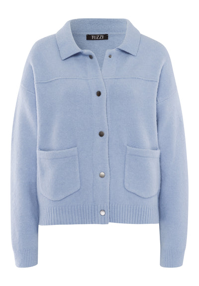 Baby Blue Button Up Jacket