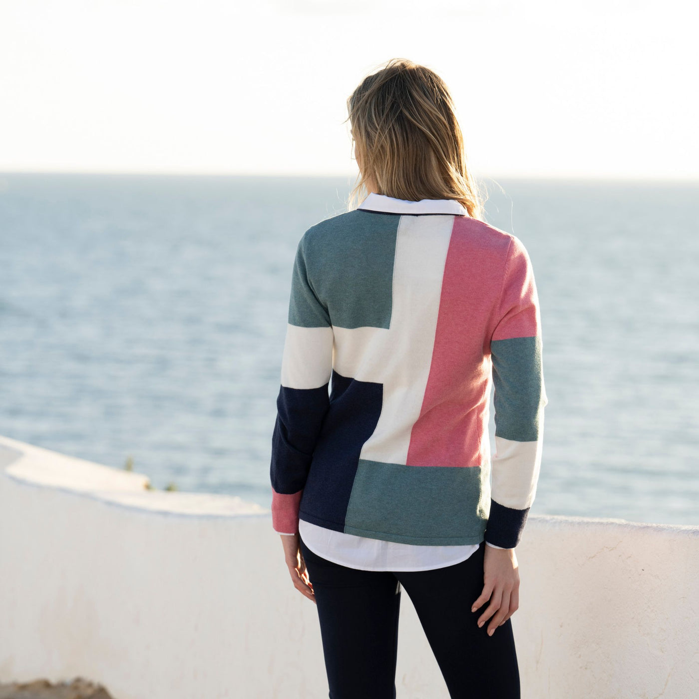 Multicoloured Blocked Pattern Jumper
