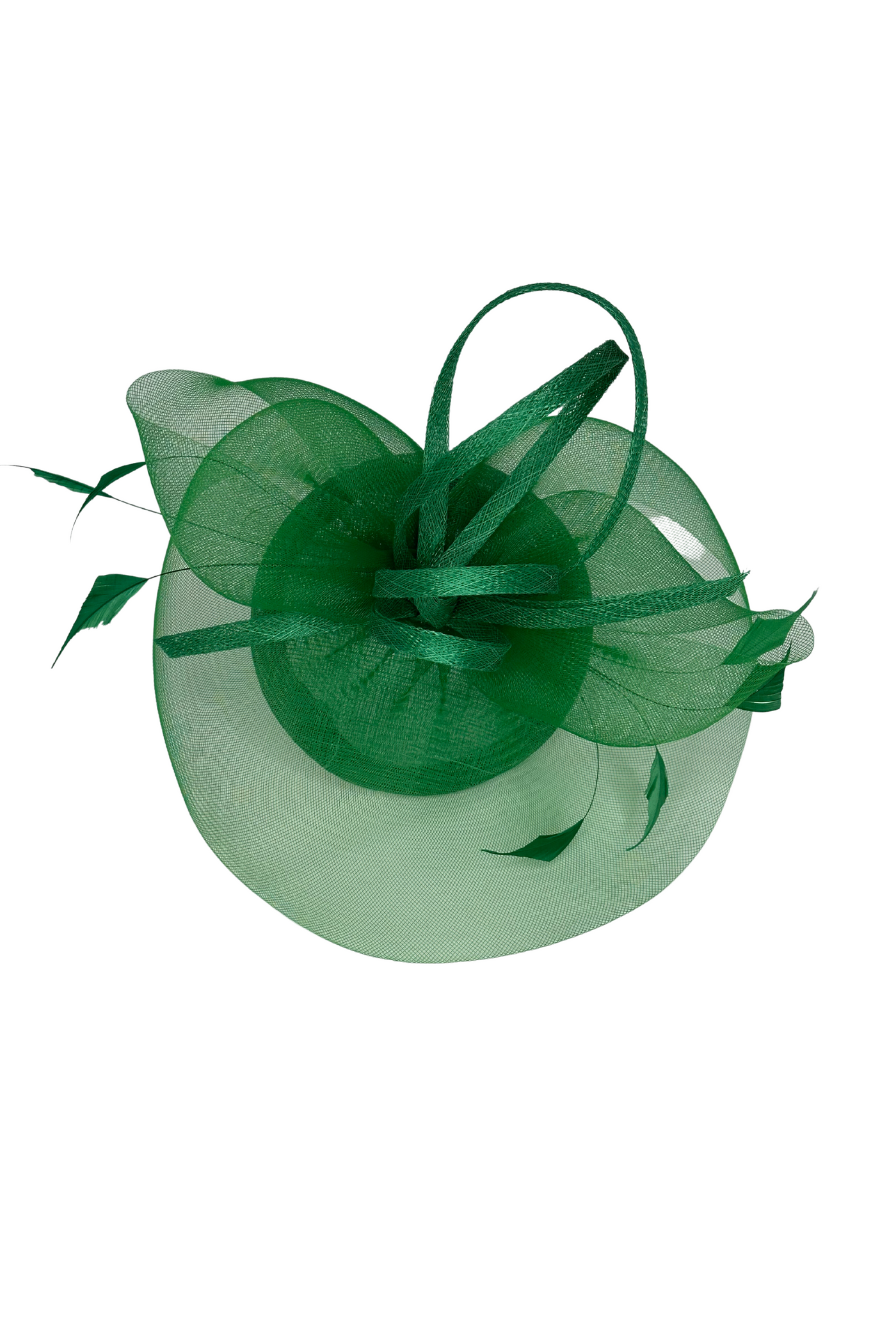 Shamrock Fascinator with Feather Detail