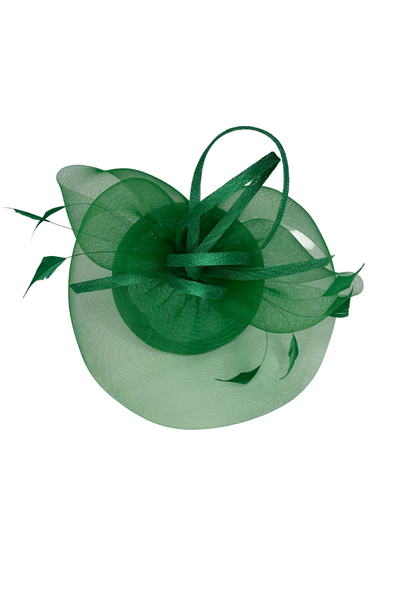 Shamrock Fascinator with Feather Detail