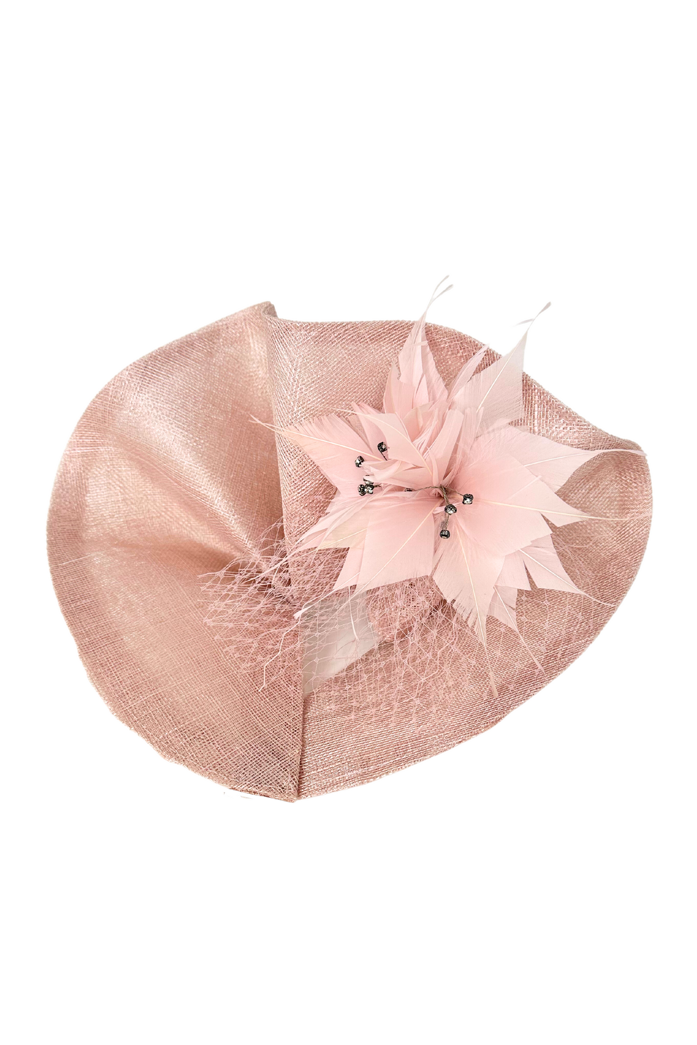 Sorbet Headpiece with Diamond and Feather Detail