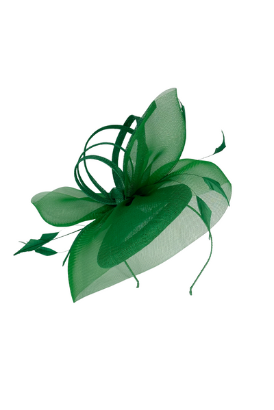 Shamrock Fascinator with Feather Detail