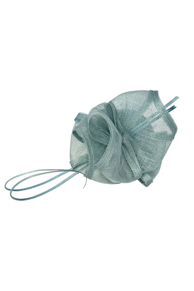 Sea Blue Fascinator Bow Style Headpiece