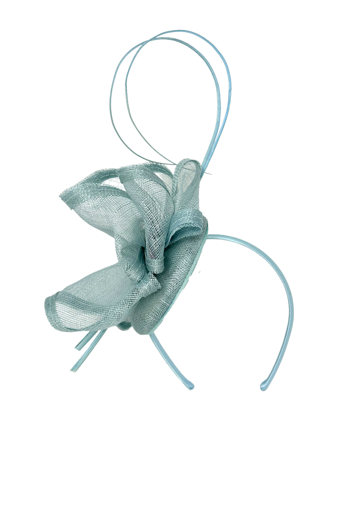 Sea Blue Fascinator Bow Style Headpiece