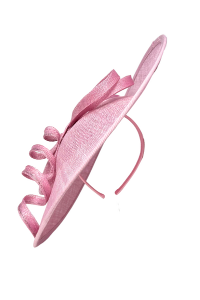 Blossom Pink Fascinator with Twist Detail