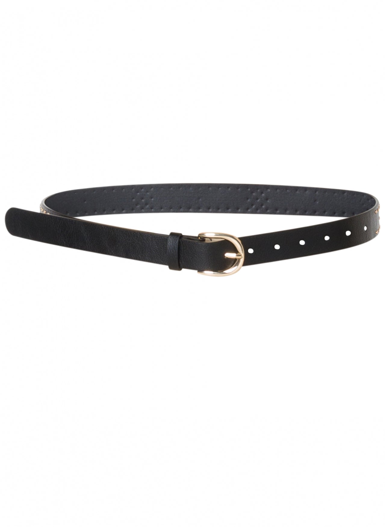 Clara-Mae Studded Black Belt