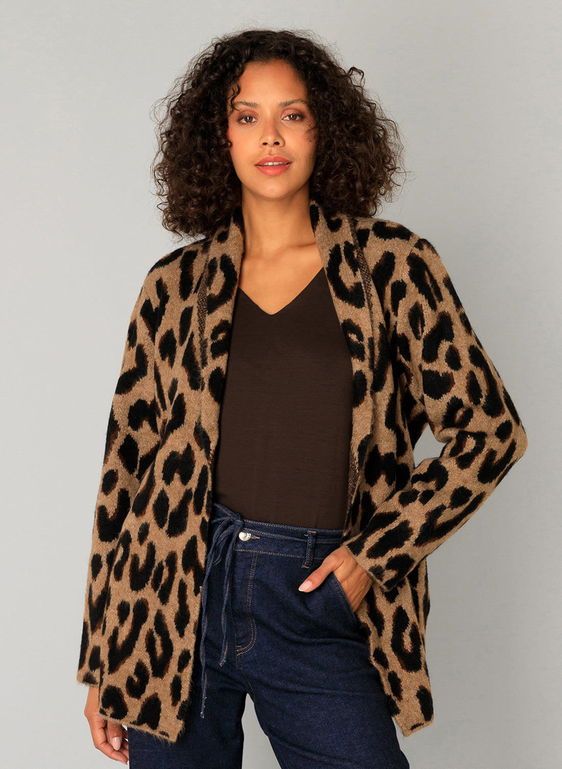 Cipriana Cardigan with Tie Detail