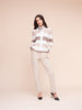 Beige/Cream Jumper With Detachable Collar