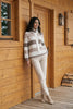 Beige/Cream Jumper With Detachable Collar