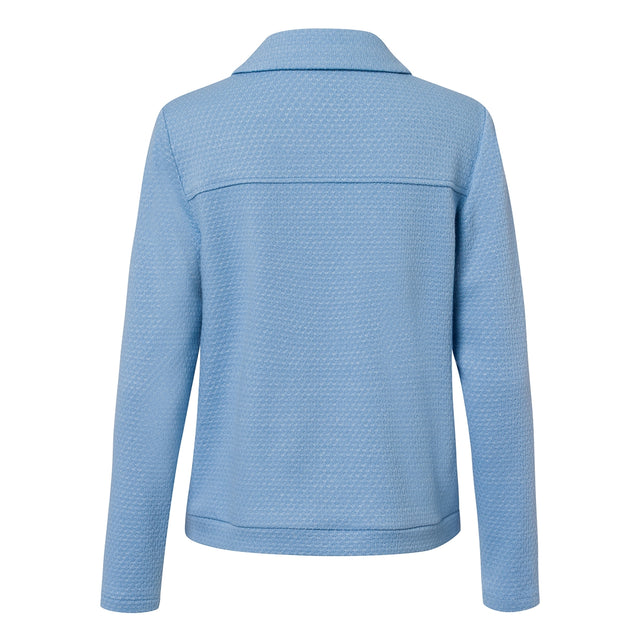 French Blue Button Up Jacket