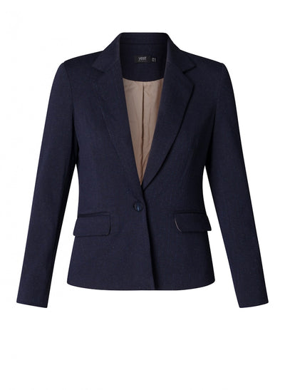 Navy Glitter Short Blazer