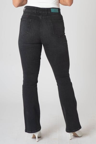 Zola Flared Jeans - Black Denim
