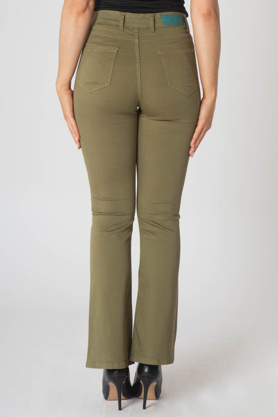 Zola Flared Jeans - Avocado