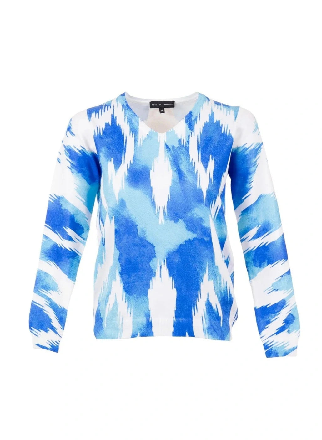 Ice Blue Jumper with V-Neck