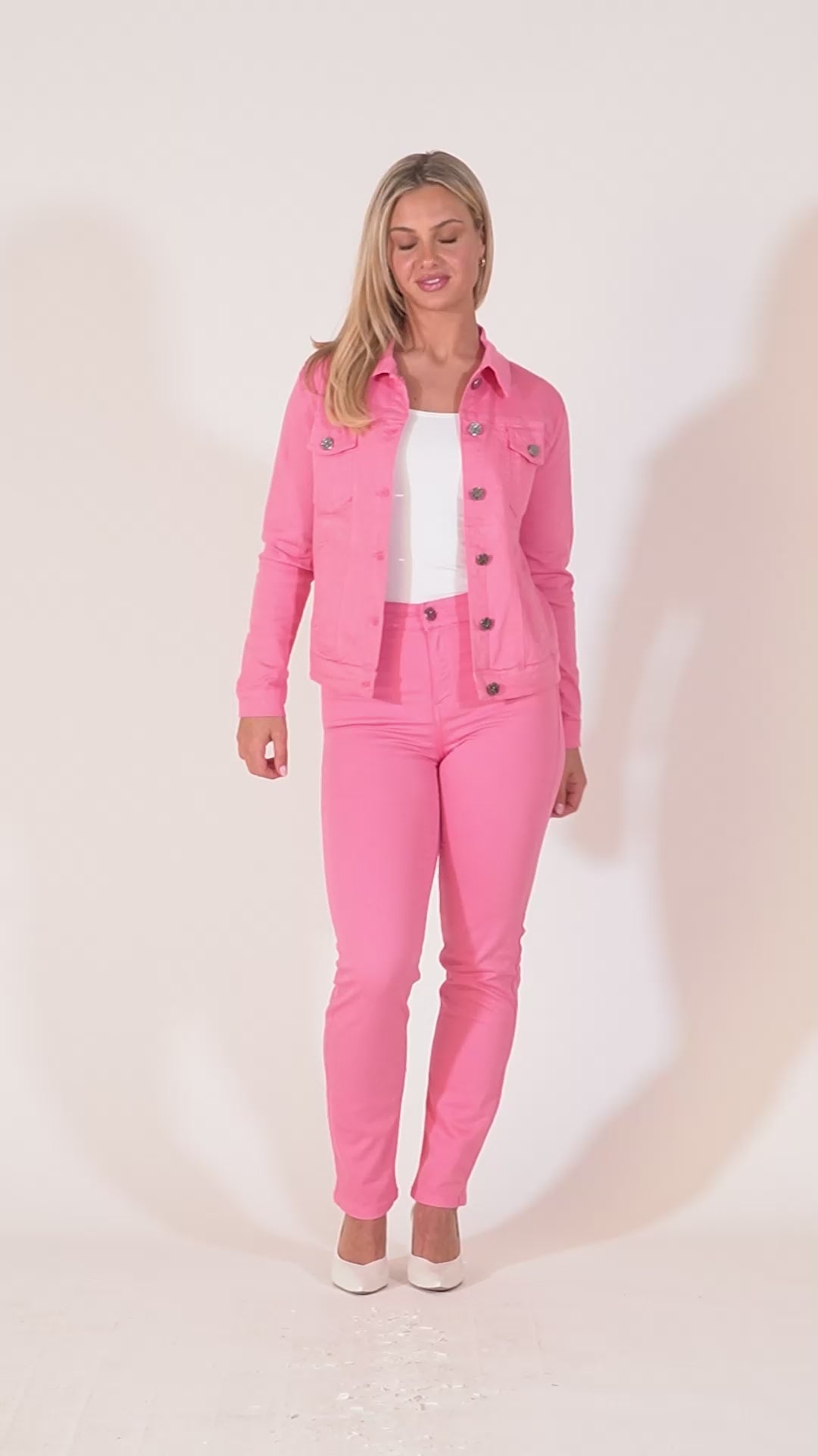 Sakura Regular Jeans - Pink