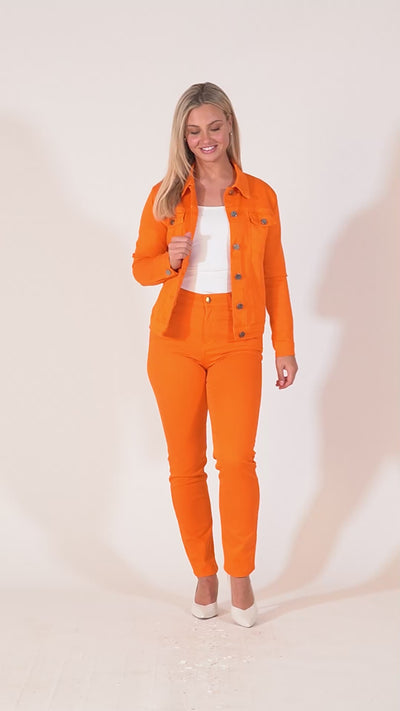 Sakura Regular Jeans - Orange