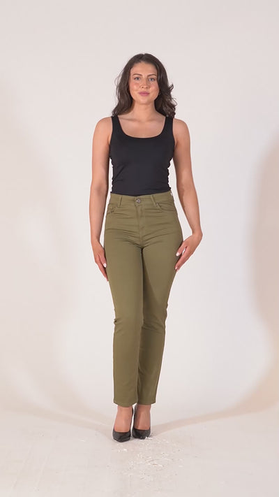 Sakura Regular Jeans - Avocado