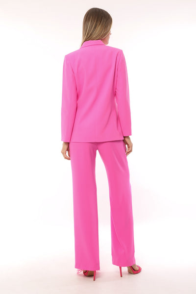 Taffy Pink Double Breasted Suit