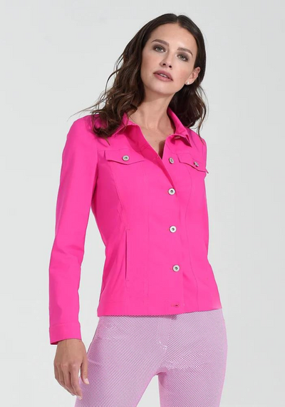 Cerise 'Happy' Jacket with Collar
