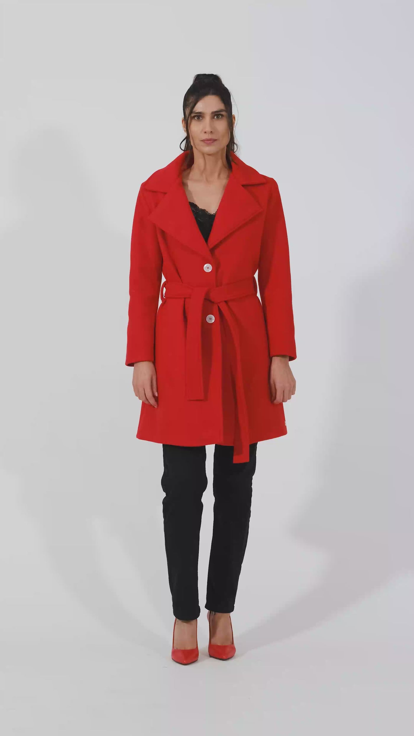 Kaia Red Coat