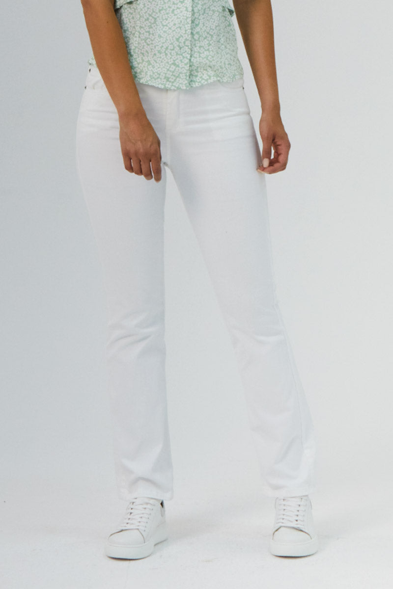 Blaire White Bootcut Jeans