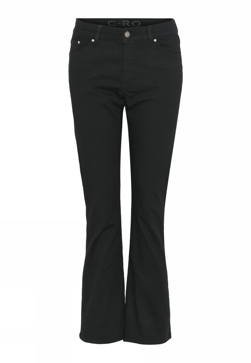 Black Flared Leg Magic Fit Jeans