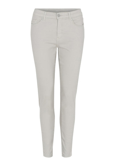 Stone Grey Magic Fit Cropped Jeans