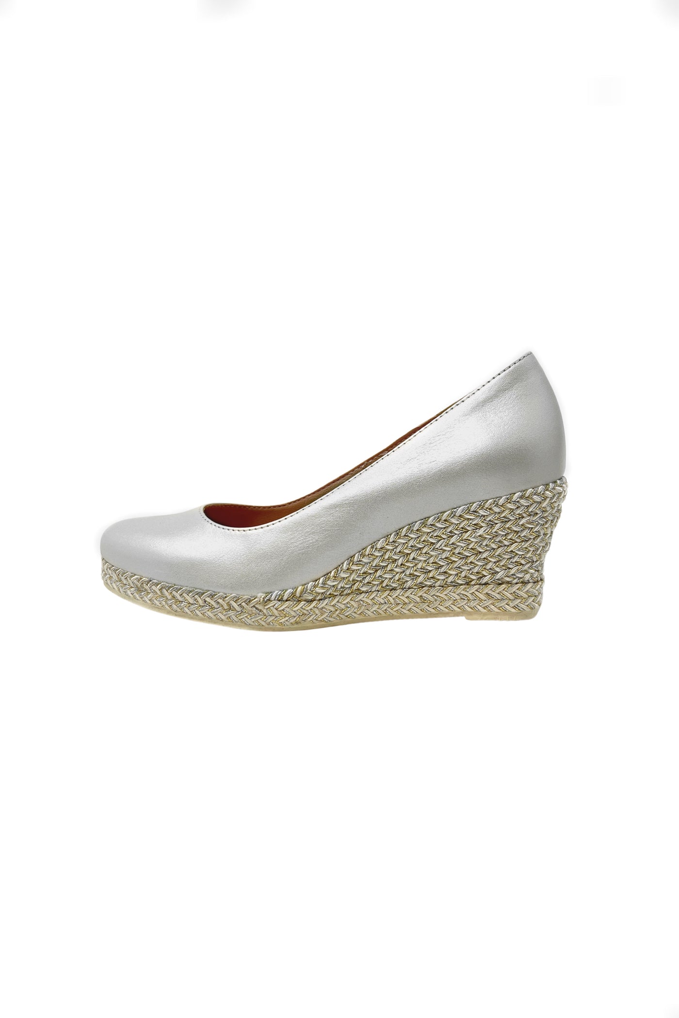 Metallic Wedge Shoe