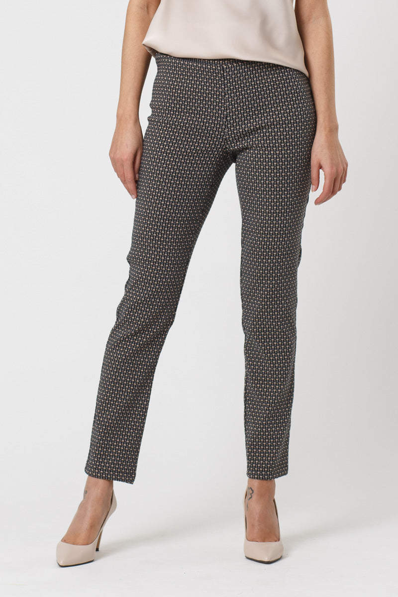Acapelli Checkered Pastel Print Trousers
