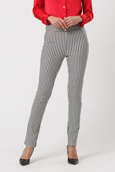 Donatella Monochromatic Black and White Trousers