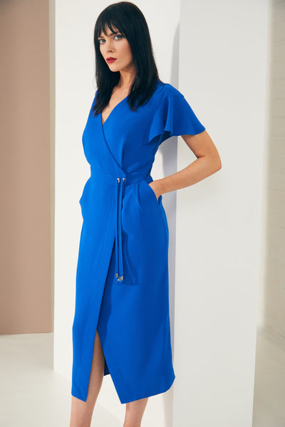 Royal Blue Short Sleeve Dress