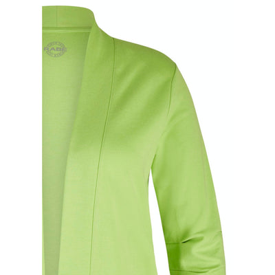 Lime Jacket with 3/4 Sleeves and Ruching Detail
