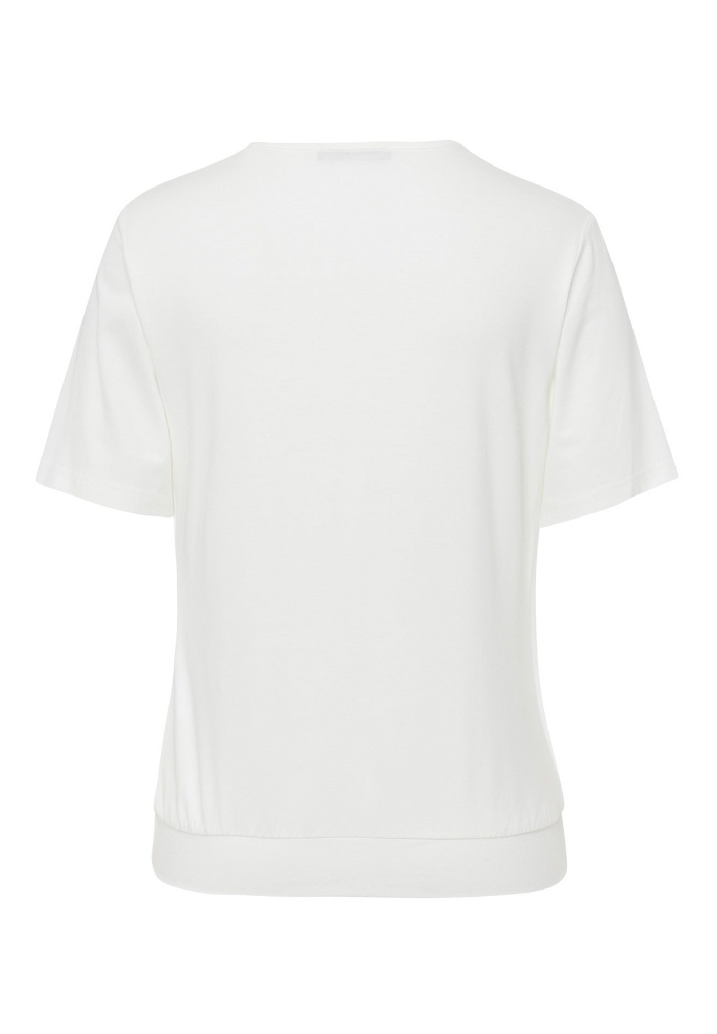 White Short Sleeve With Pleats
