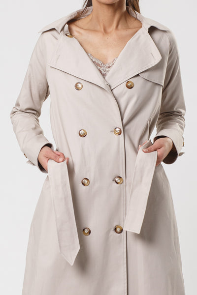 Thora Modern Beige Trenchcoat