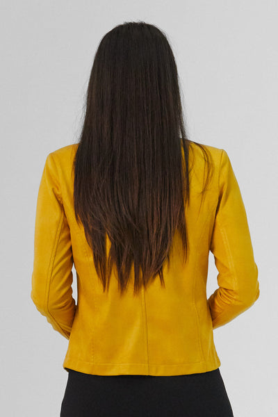 Santana Mustard Zip-Up Jacket