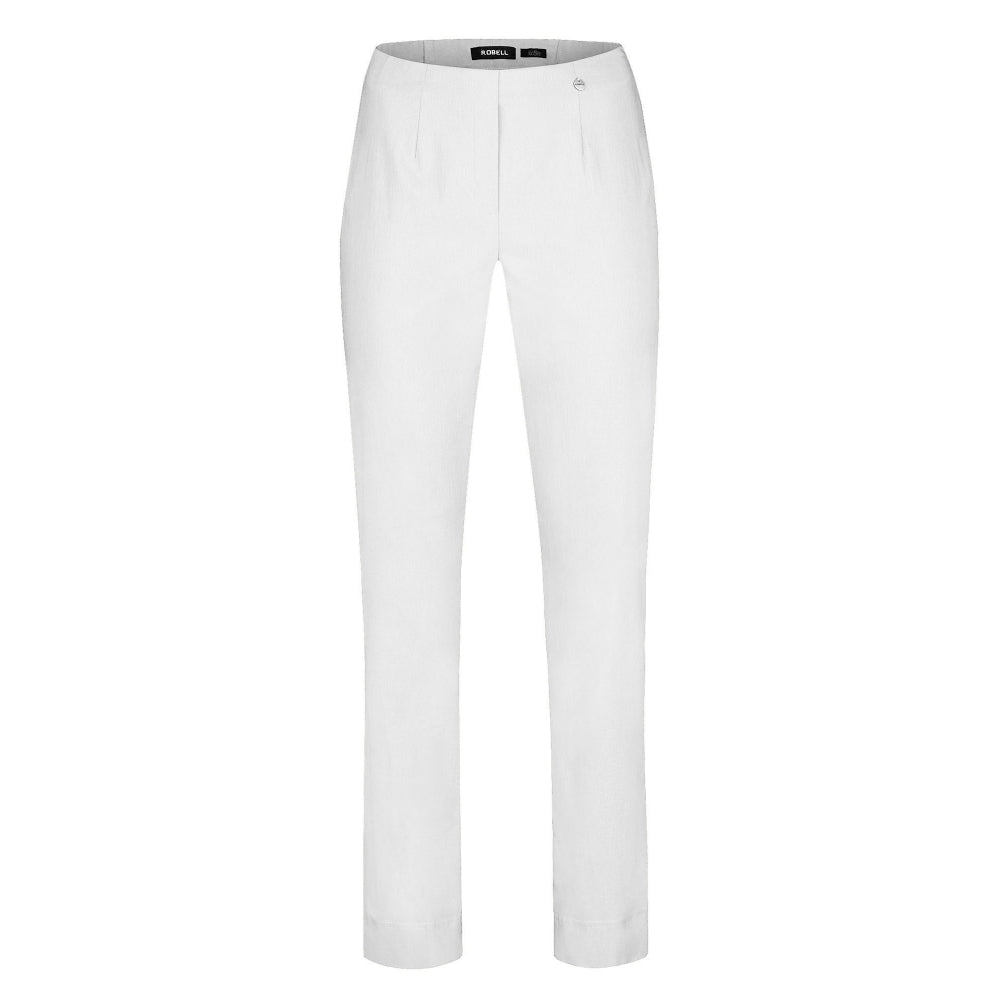 White Long Length Marie Trousers