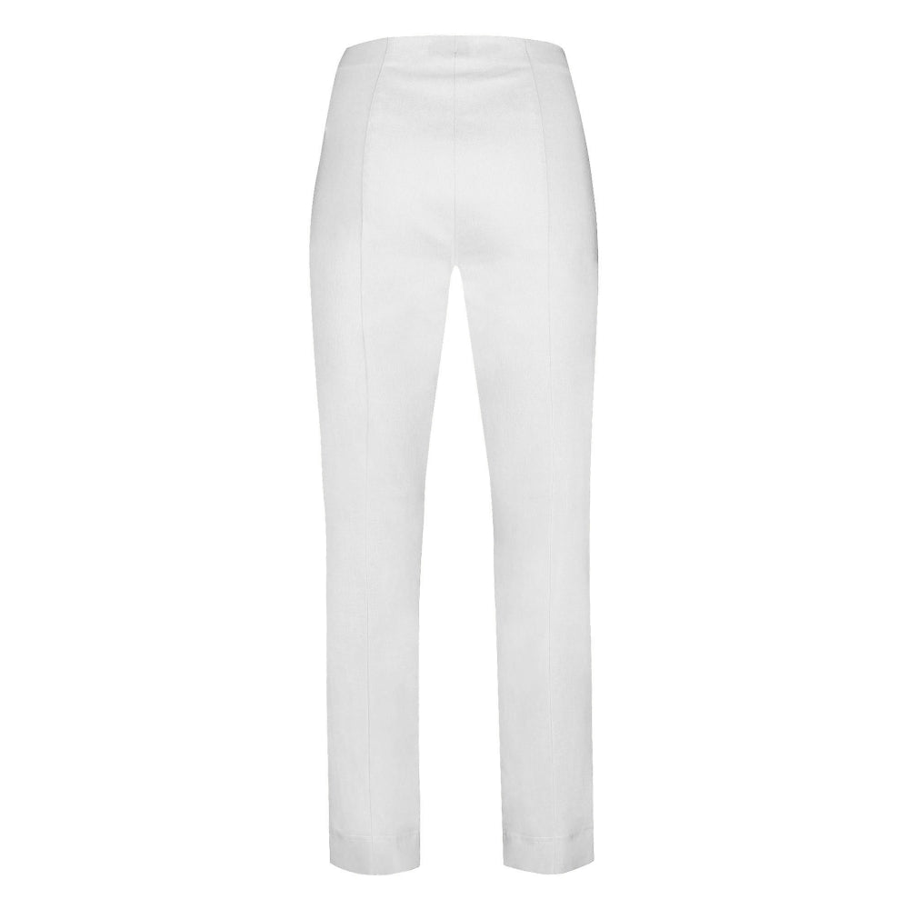 White Long Length Marie Trousers